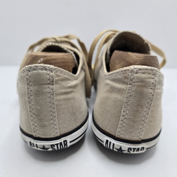 Converse | Chuck Taylor's All-Star tan canvas flat low-top sneakers | MENS 8.5 - Picture 6 of 11